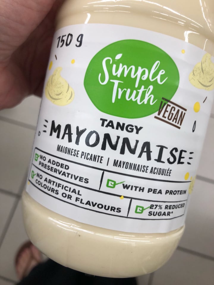 photo of Simple Truth Tangy Mayonnaise shared by @vegancathy on  04 Oct 2019 - review