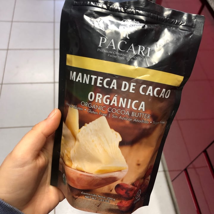 photo of Paccari Manteca de cacao orgánica shared by @betarraguita on  27 Oct 2020 - review
