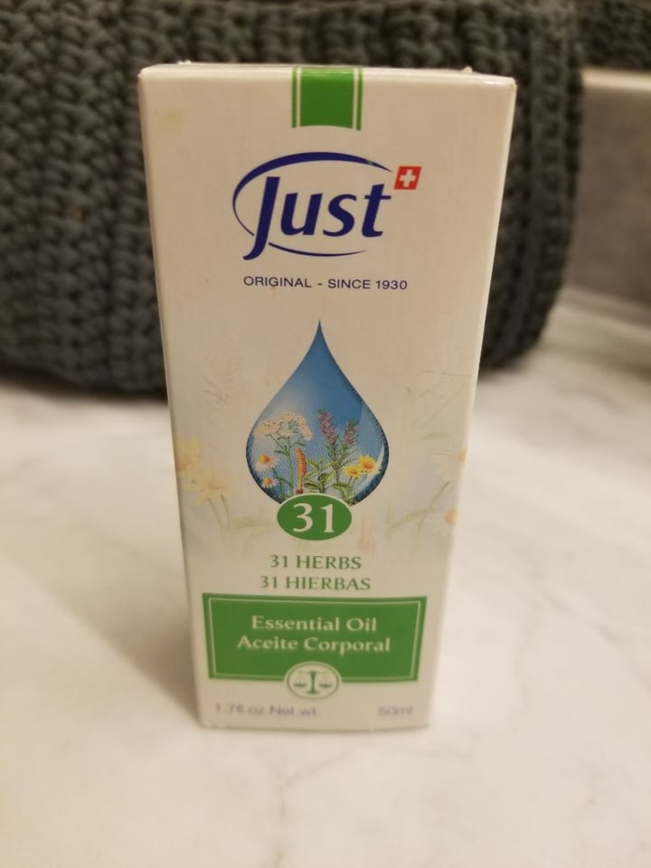 photo of Just Aceite Corporal 31 Hierbas shared by @aurilopez2301 on  01 Aug 2019 - review