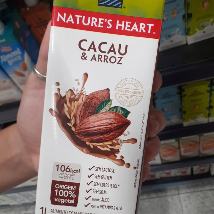 photo of Nature's Heart Bebida de Cacau e Arroz shared by @0610 on  15 May 2022 - review