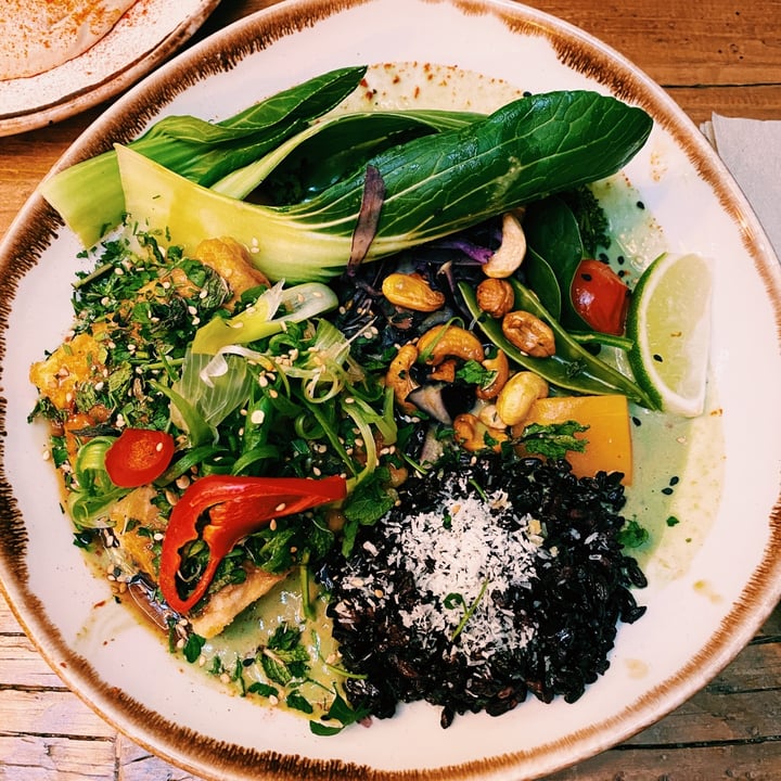 photo of Honest Greens Plaça Catalunya Soul Warming Green Curry shared by @theveganavocadito on  18 Feb 2021 - review