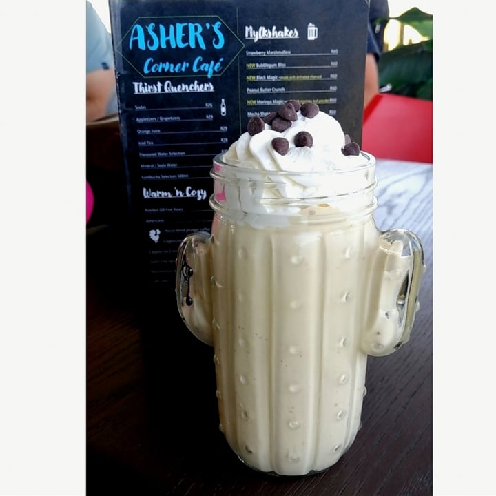 photo of Asher's Corner Cafe @ Ashers Farm Sanctuary Mocha Shake shared by @caracrockett on  10 Oct 2020 - review