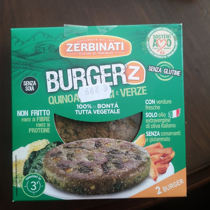 review photo of Zerbinati Burgerz Quinoa Spinaci e Verze shared by @carla11 on 05 Apr 2022 - review