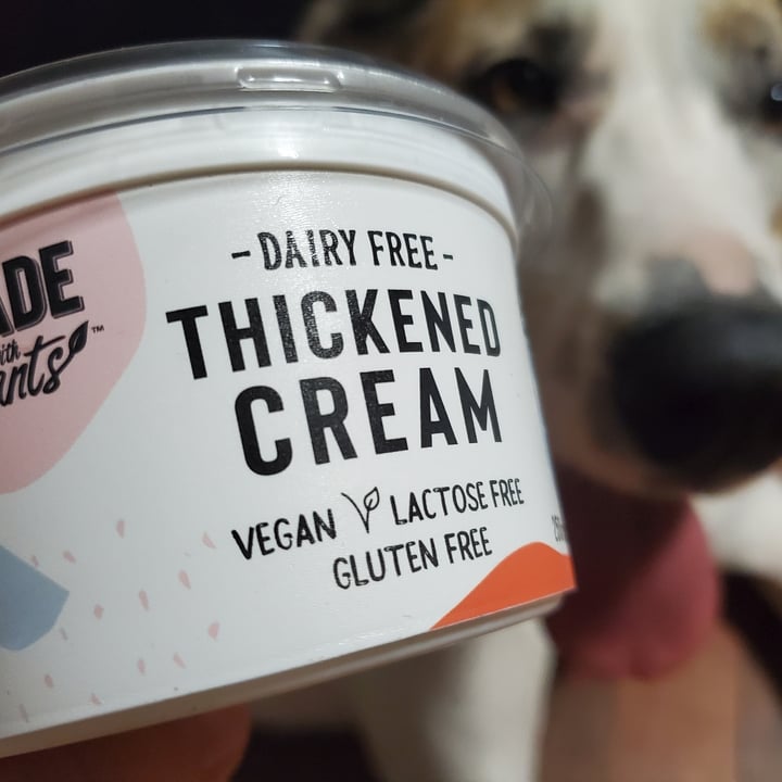 photo of Made With Plants Dairy Free Thickened Cream shared by @itsjustmel on  01 Feb 2022 - review