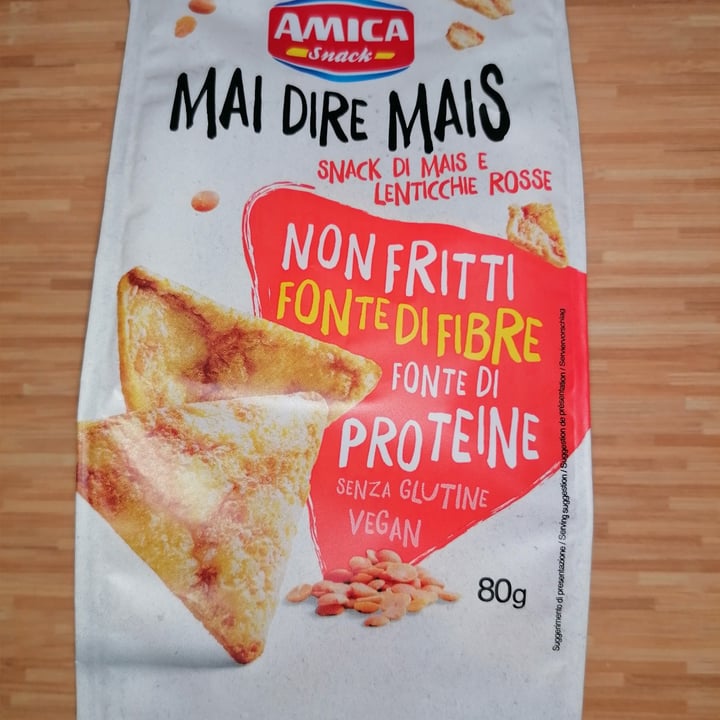 photo of Amica Chips Triangolini di mais e lenticchie rosse shared by @laura1984 on  15 Apr 2022 - review