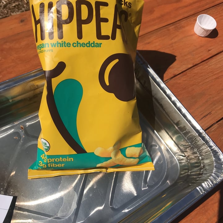 review photo of Hippeas Vegan White Cheddar Organic Chickpea Puffs shared by @dharmada on 13 Mar 2021 - review