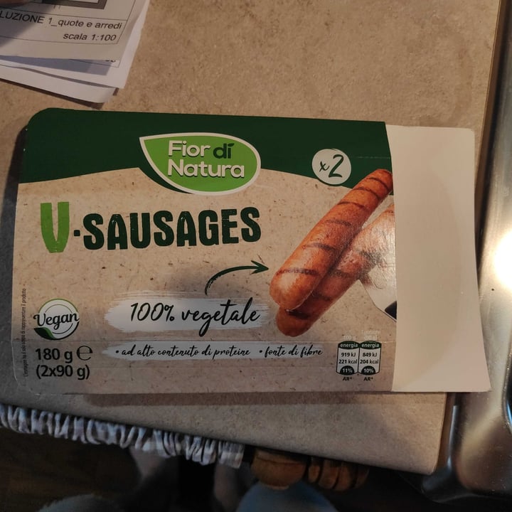 photo of Fior di Natura V-Sausages shared by @matteoargenti on  17 Jun 2022 - review