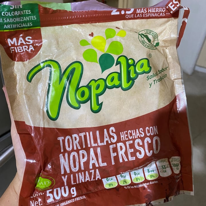 photo of Nopalia Tortillas Hechas Con Nopal Fresco Y Linaza shared by @sarguita on  27 Jun 2021 - review