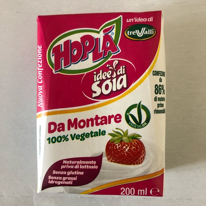 photo of Hoplà Idee di soia da montare 100% vegetale shared by @letabeta on  02 Sep 2022 - review