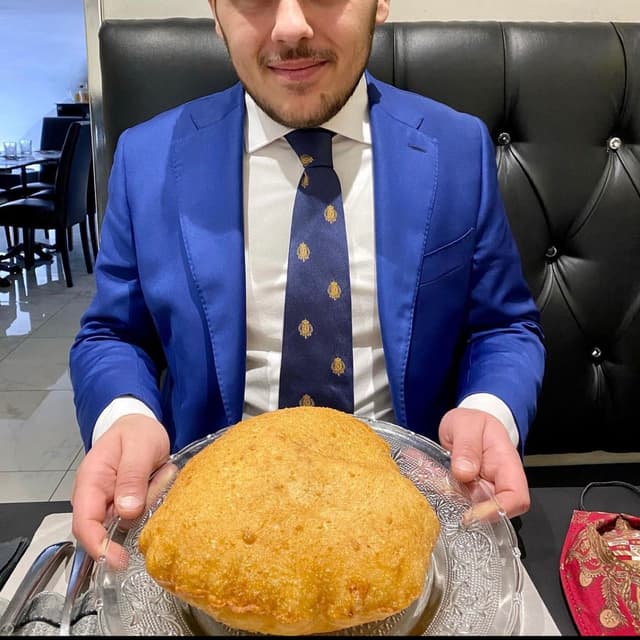 「Pizza fritta alla genovese vegan」の料理の写真