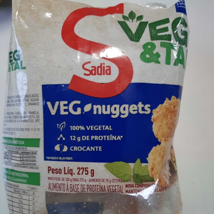 photo of Sadia Veg Nuggets shared by @elianacn on  13 Dec 2022 - review