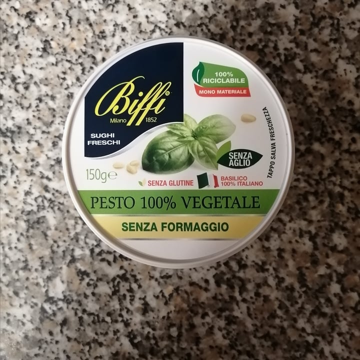 review photo of Biffi Pesto 100% Vegetale Senza Formaggio shared by @sarasurano on 09 Apr 2022 - review