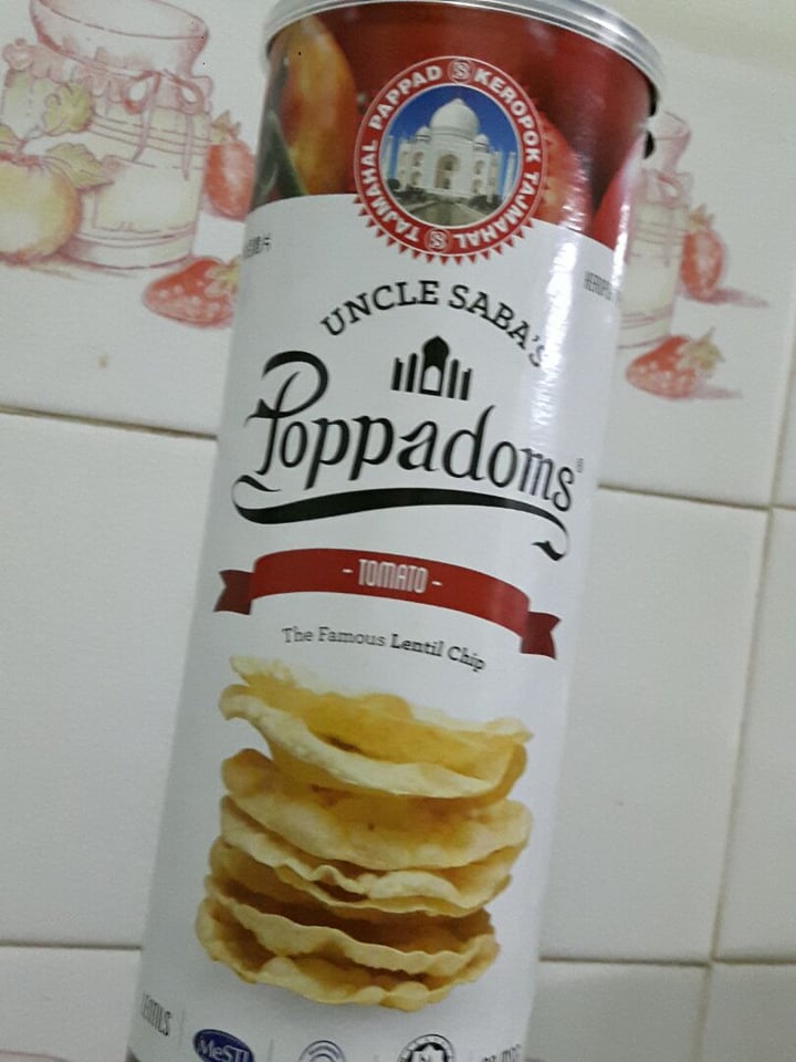 photo of Uncle Saba's Poppadoms Tomato Poppadoms shared by @liberationbby on  14 Dec 2019 - review