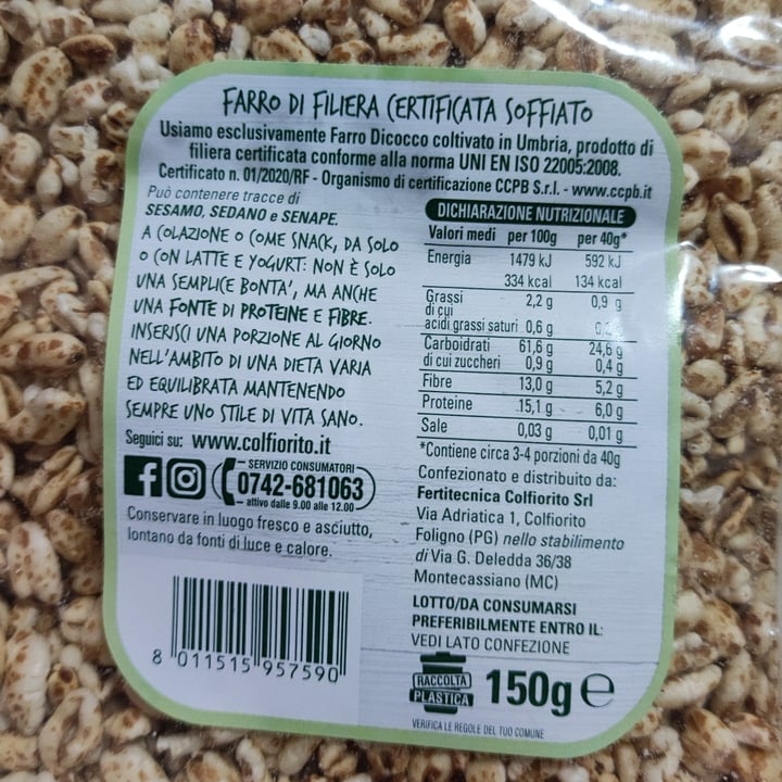 review photo of Colfiorito Farro soffiato shared by @silvis on 10 Nov 2022 - review