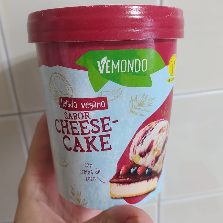 photo of Vemondo Helado Vegano sabor Cheese-Cake shared by @nutximichu on  07 Sep 2021 - review