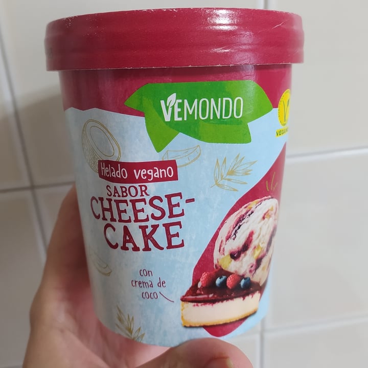 review photo of Vemondo Helado Vegano sabor Cheese-Cake shared by @nutximichu on 07 Sep 2021 - review