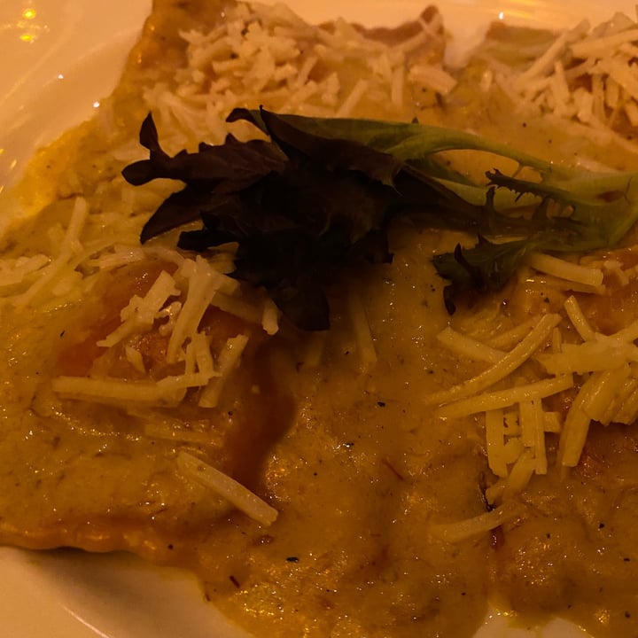 photo of The Palms Plant Based Beet Ravioli shared by @ecoveg on  09 Oct 2021 - review