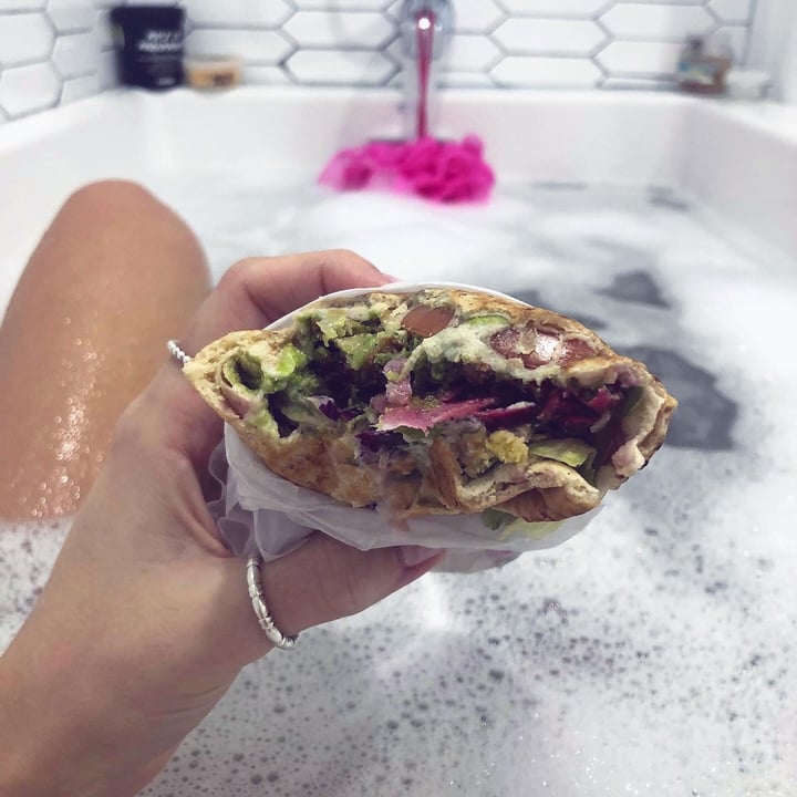 review photo of Liberty Shawarma Falafel Wrap shared by @hannahsotropa on 18 Dec 2020 - review