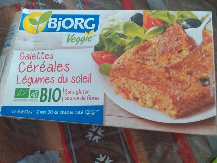 photo of Bjorg Galette Céréale Et Legumes Du Soleil shared by @athenais on  13 Mar 2020 - review