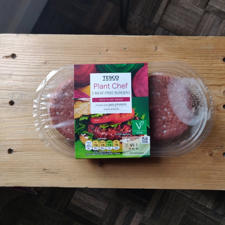 photo of Tesco Plant Chef Burgers shared by @inowa on  22 Apr 2021 - review