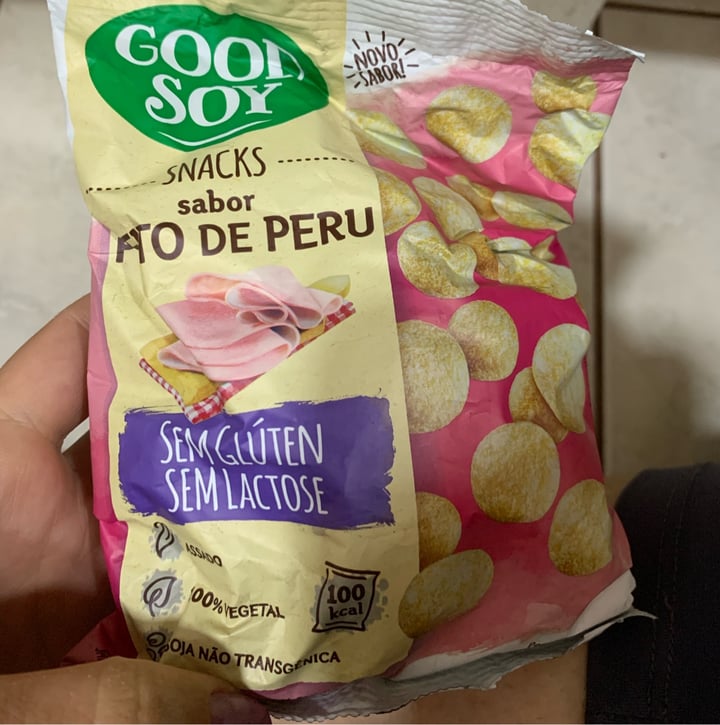 photo of Good Soy salgadinho sabor peito de peru shared by @ccmc79 on  21 Apr 2022 - review