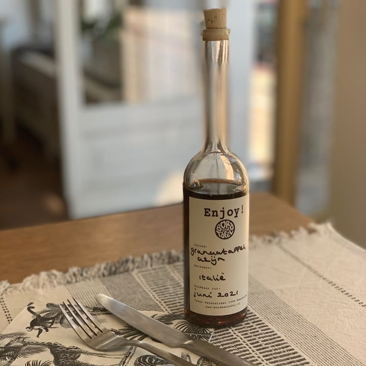 review photo of Bordaantafel Pomegranate vinegar shared by @squeezemytofu on 11 Aug 2020 - review