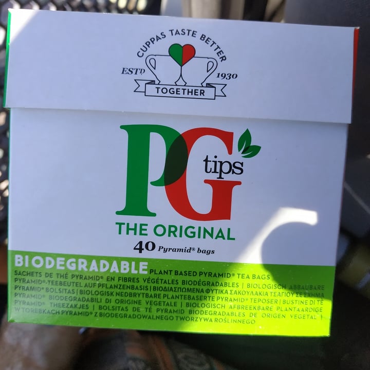 Te negro en bolsitas PG Tips  Black tea bags 40bags PG Tips