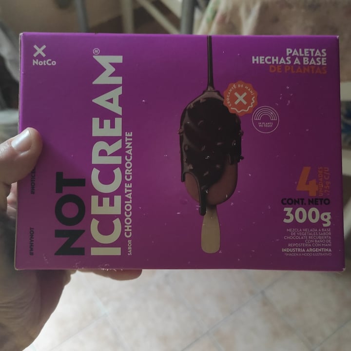 photo of NotCo Not Icecream Chocolate Crocante shared by @vegantoine on  06 Nov 2021 - review