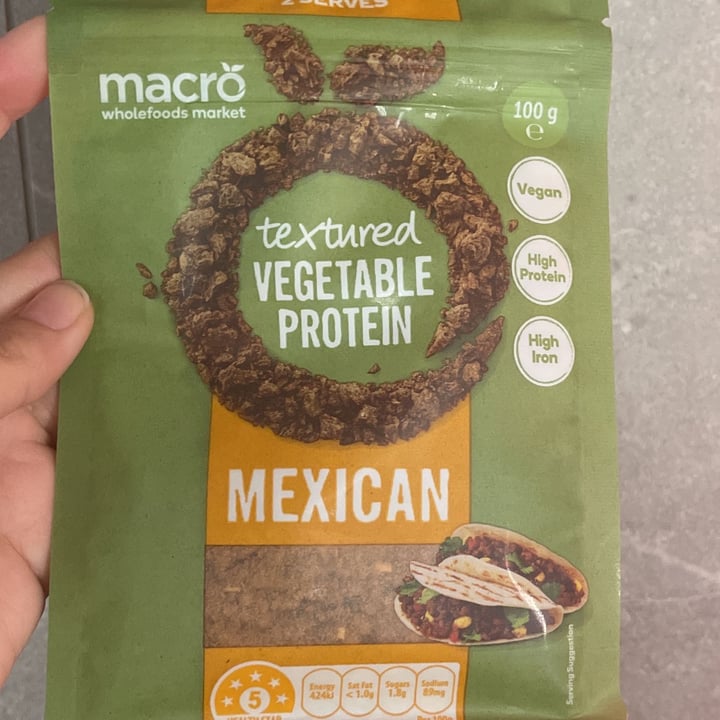 photo of Macro Wholefoods Market Textured Vegetable Protein- Mexican shared by @jetsky on  05 Dec 2021 - review