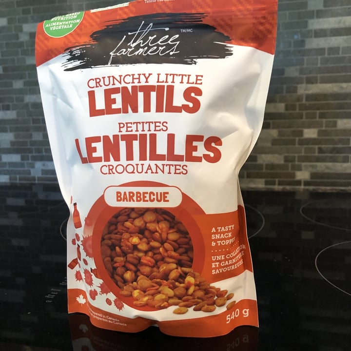 photo of Three Farmers Crunchy Little Lentils Barbecue shared by @wfpbsarah on  22 Jun 2020 - review