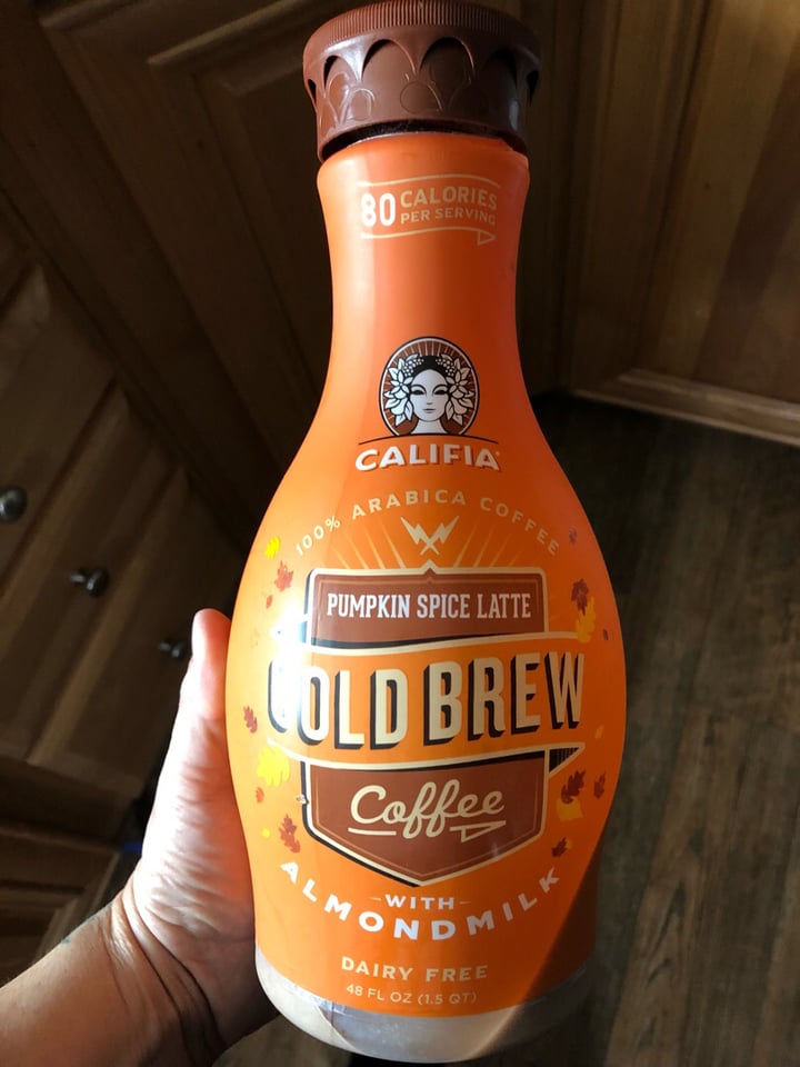 photo of Califia Farms Pumpkin Spice Latte Cold Brew Coffee With Almond Milk shared by @michellem on  30 Jan 2019 - review
