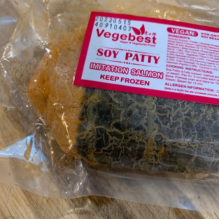review photo of Vegebest Imitation salmon shared by @cheryllin on 22 Apr 2021 - review