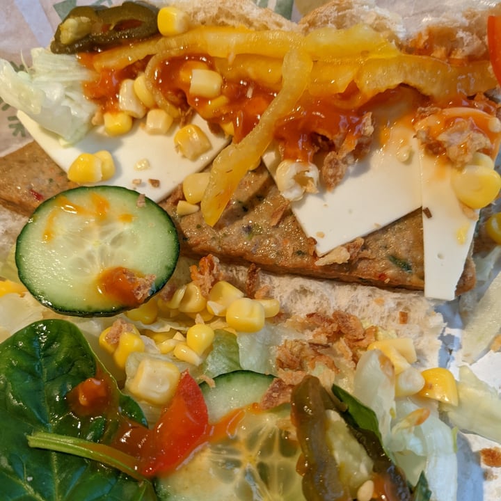 photo of Subway Subway Vegan Patty shared by @veganwitch50 on  24 Dec 2021 - review