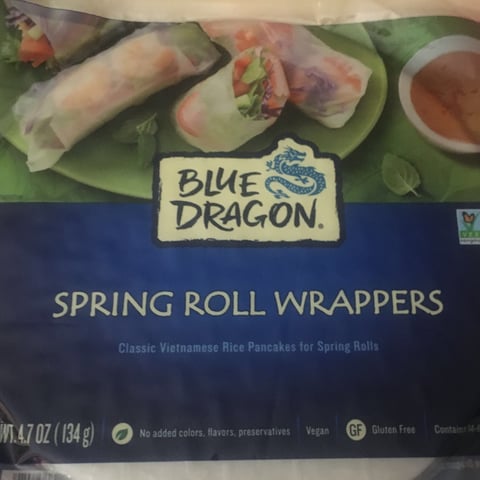 Blue Dragon - Blue Dragon Spring Roll Wrappers 4.7 Ounces (4.70