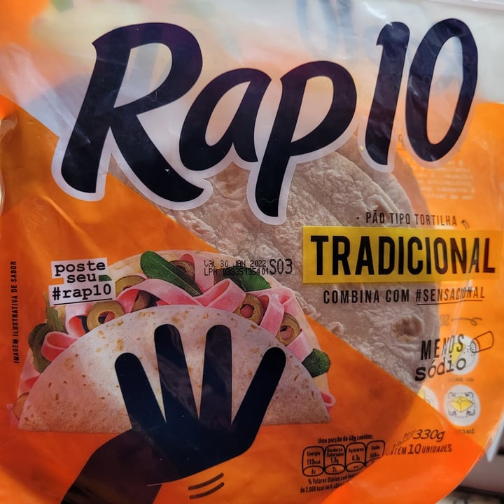 photo of Rap 10 Pão Tortilha Tradicional shared by @lucialunardifaga on  17 Jun 2022 - review