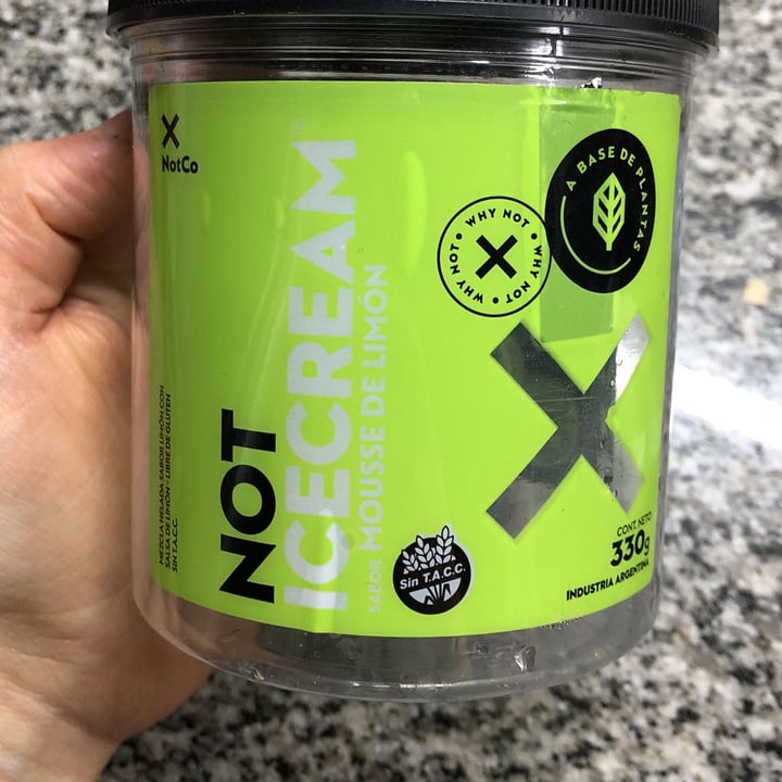 review photo of NotCo Not Icecream Mousse de Limón shared by @moorfernandez on 13 Jul 2022 - review
