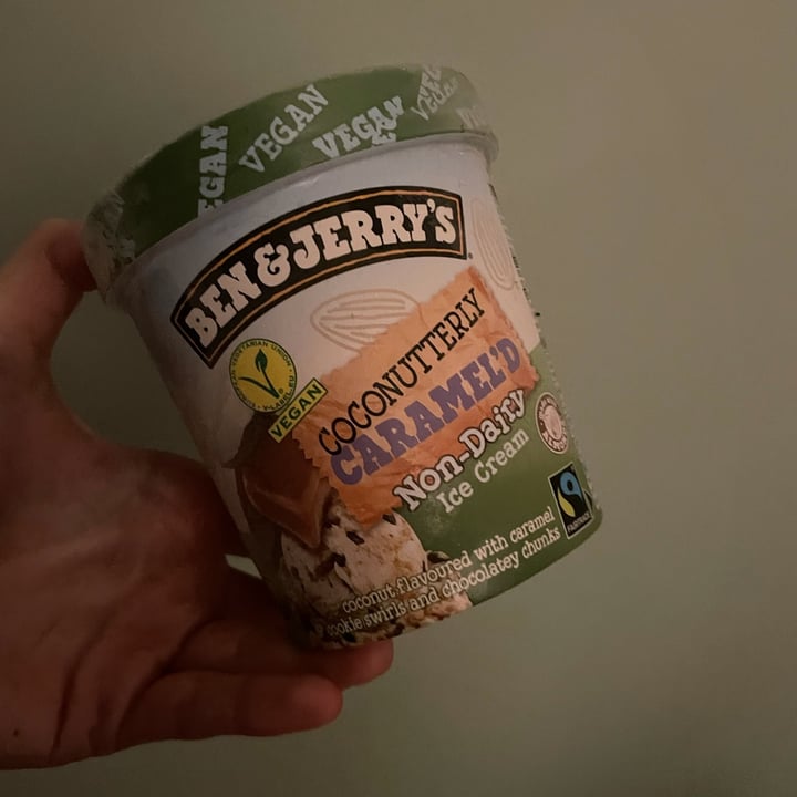 photo of Ben & Jerry's Coconutterly Caramel’d Non-Dairy Ice Cream shared by @annahc on  21 Oct 2021 - review