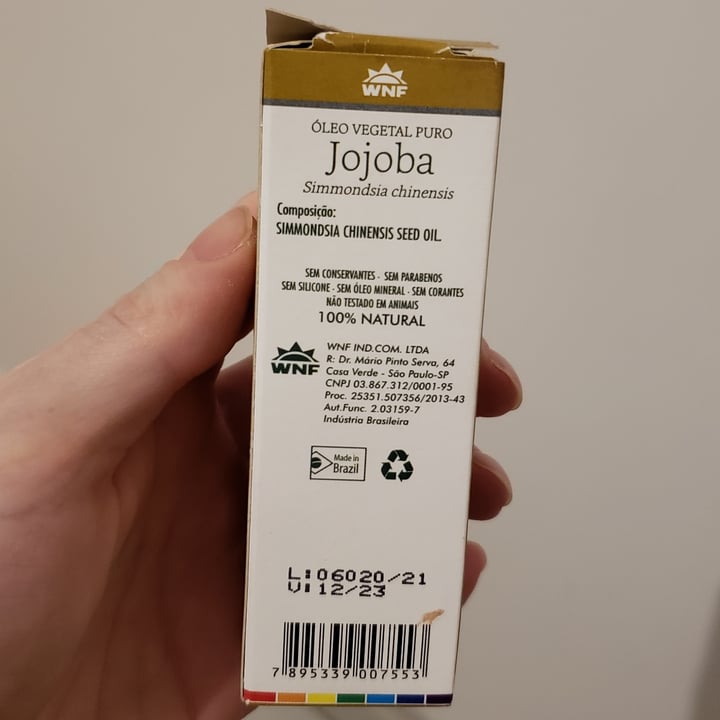 review photo of WNF Óleo de Jojoba shared by @marimalatesta on 10 May 2022 - review