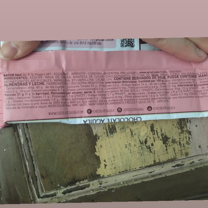 review photo of Aguila Chocolate Taza Semiamargo shared by @palomatrolio on 02 Mar 2021 - review