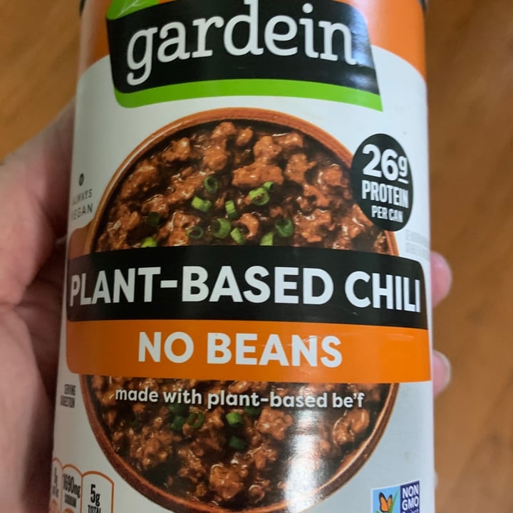 photo of Gardein Plant-based Chili, No Beans shared by @onehungryvegan on  06 Aug 2021 - review