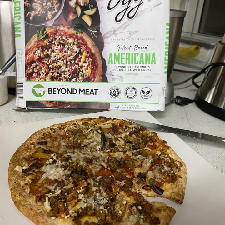 photo of Beyond Meat pizza oggi americana shared by @alexalarcon98 on  10 Mar 2022 - review