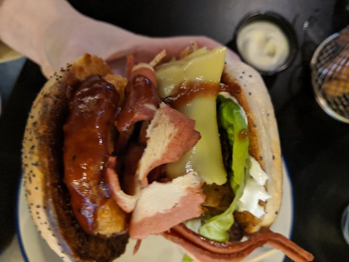 review photo of Unity Diner VFC Burger shared by @annaefenton on 05 Jan 2020 - review