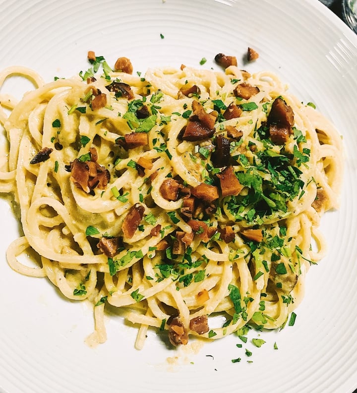 photo of Pura Vita Pasta Carbonara shared by @emmawallerstell on  03 Apr 2020 - review