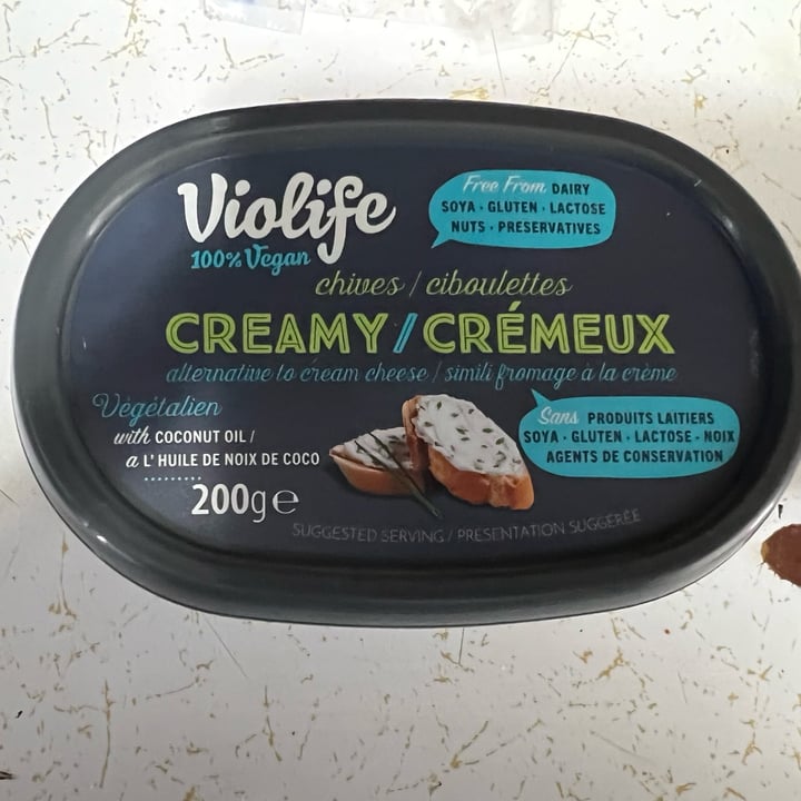 photo of Violife Chives Creamy  shared by @deathoverdecaf on  21 Jun 2022 - review