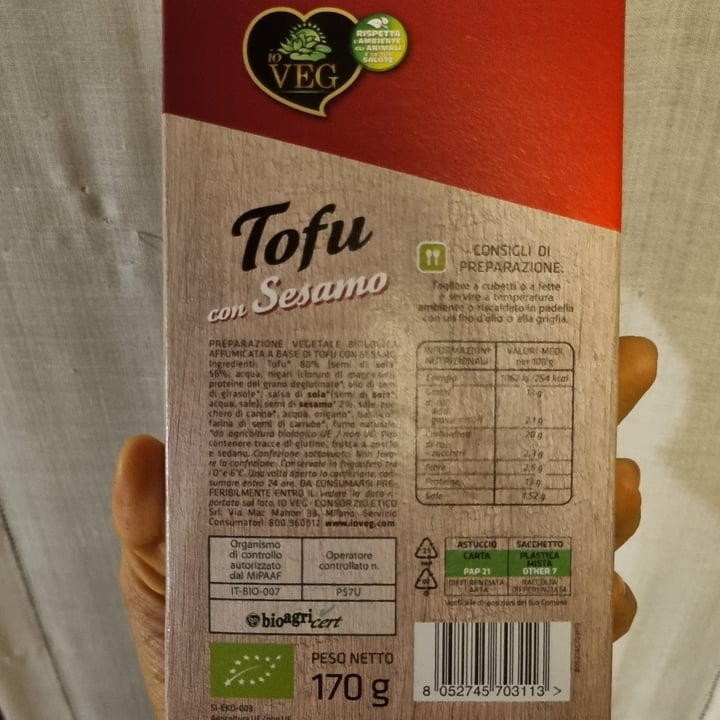 photo of ioVEG Tofu con sesamo shared by @fraveg on  11 Dec 2022 - review