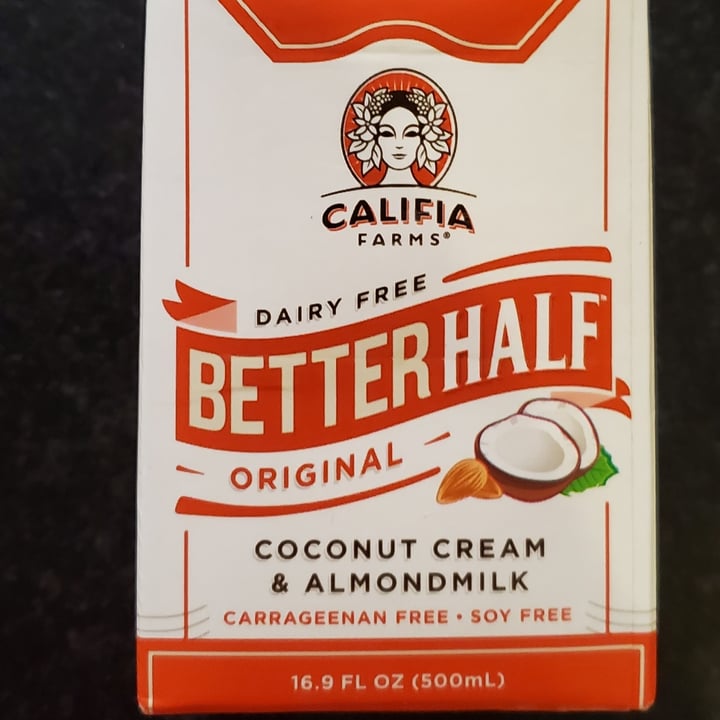 photo of Califia Farms Better Half Original shared by @shb2f on  29 Apr 2020 - review