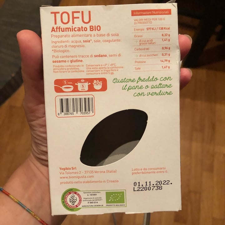 photo of Biomigusta Tofu Affumicato shared by @elisiza on  30 Sep 2022 - review