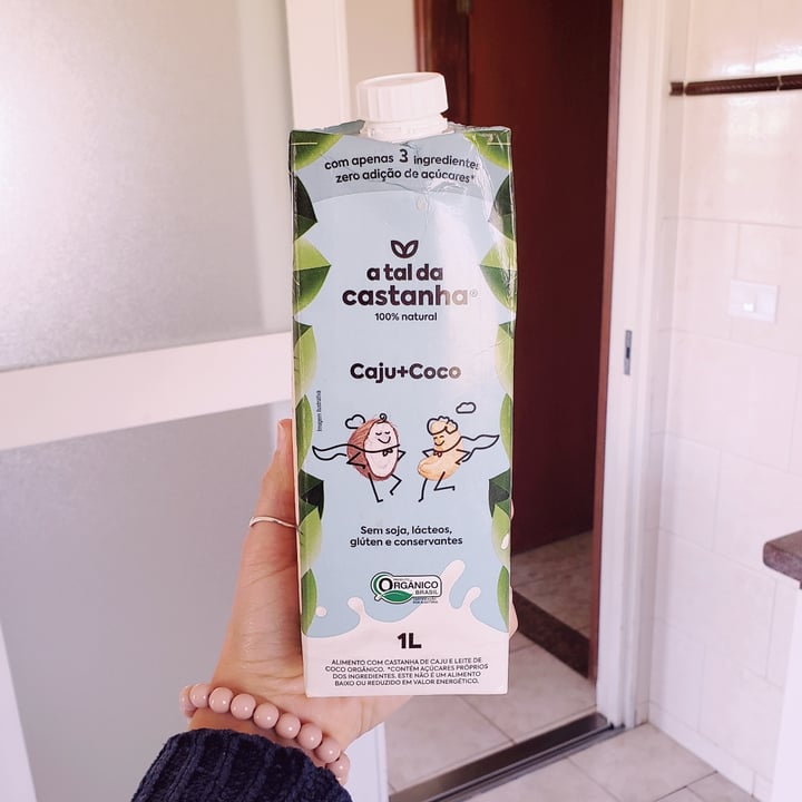 review photo of A Tal da Castanha Alimento com Castanha de Caju e Leite de Coco orgânico shared by @tainadarosavilela on 04 Aug 2022 - review