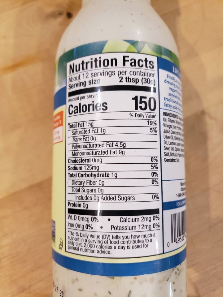 review photo of Follow your Heart High Omega Vegan Ranch shared by @michelleadina on 15 Mar 2020 - review