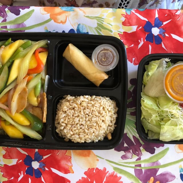 Photo of the dish “Mango Soy Protein Lunch Special”